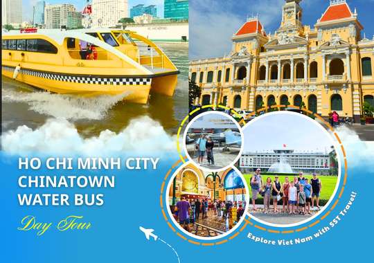 Ho Chi Minh City - Chinatown and Saigon Waterbus Day Tour by SST Travel, RM 168