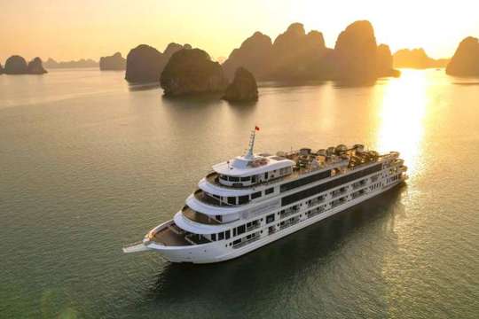 Day Cruise | Luxurious Ha Long Bay Daytime Cruise trip on Ambassador Cruise (with Buffet Lunch)