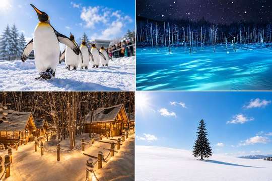 Late Departure: Asahiyama Zoo & Blue Pond & Ningle Terrace