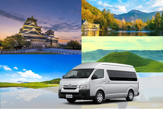 【From Fukuoka】Full-Day Private Charter to Major Cities in Kyushu | Dazaifu, Kumamoto, Aso, Beppu, Yufuin, Nagasaki, Saga, Sasebo, Kitakyushu & Shimonoseki