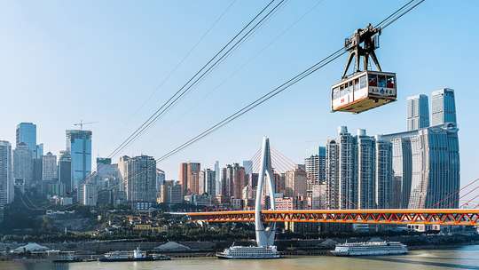 Chongqing Private Day Tour: Zoo + Guanyinqiao + Liziba + Yangtze Cableway + Shibati + Two Rivers Night Cruise | Private Vehicle | Chinese/English Guide Available