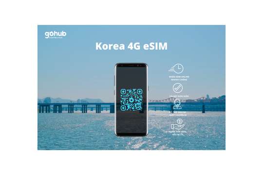 4G eSIM untuk Korea Selatan oleh GoHub