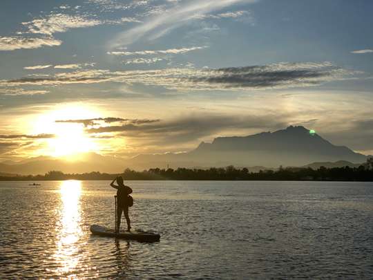 Guided StandUp Paddle Board Lessons with Breathtaking Views in Tanjung Aru | Sabah
