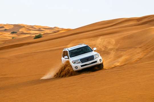Private 4x4 Doha Desert Safari Qatar | Inland Sea Visit, Camel Ride & Sandboarding, AU$370