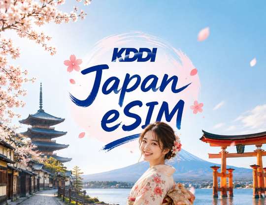 [50%OFF] Japan 5G Local eSIM coverage by KDDI | Unlimited DayPass | Local IP | QR code