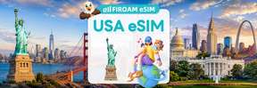 [50%OFF] USA 5G eSIM | Coverage by Verizon/T-Mobile/T&T | Support All AI & TikTok | DayPass/Total | QR code