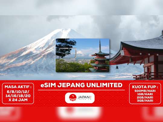 eSIM for Japan Unlimited by Japantrips