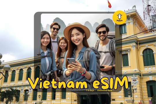 【Tiket Vietnam eSIM】Akses Internet Viettel |Phu Quoc, Hanoi, Da Nang, Hoi An, Ho Chi Minh City | eSIM Rekomendasi Teratas 2026, Rp 159.337