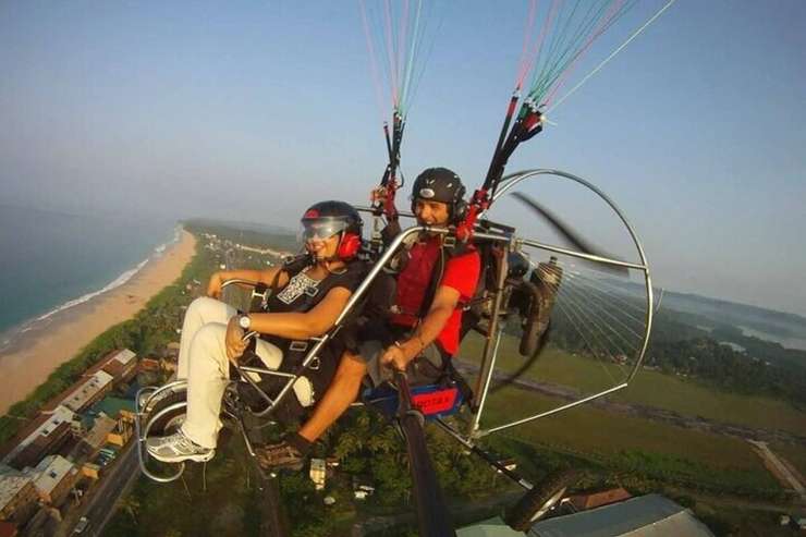 Paramotoring di Negombo