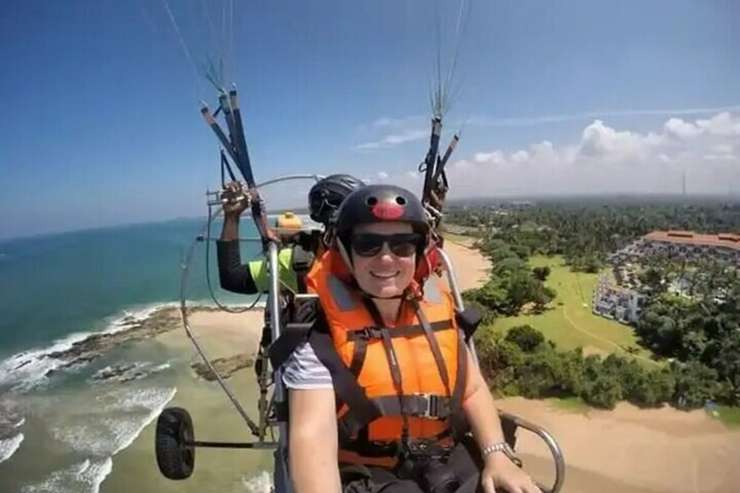Paramotoring di Negombo 2