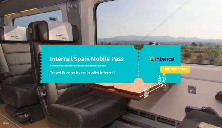 歐鐵西班牙行動通行證 Interrail Spain Mobile Pass