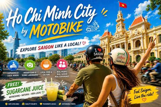 Saigon Motorbike City Tour: Iconic Landmarks - Local Ride