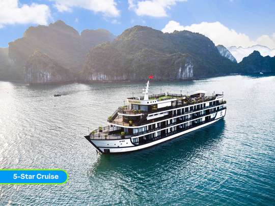 5-Star Cruise Across Ha Long Bay & Lan Ha Bay Experience - 2D1N Tour