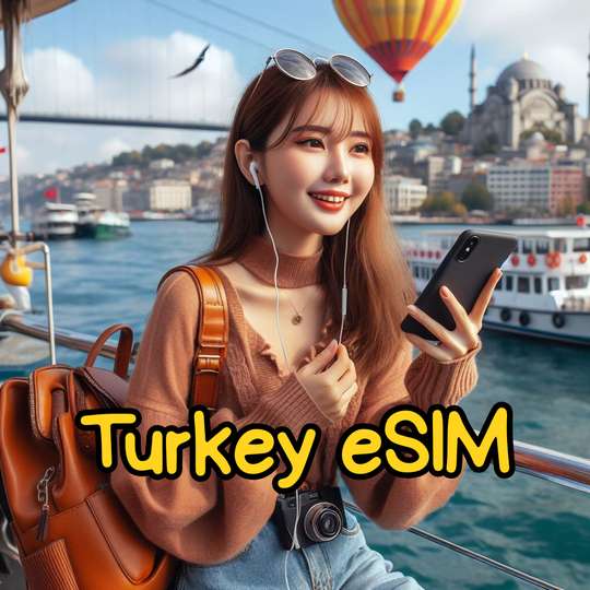 【eSIM Turki】Cakupan Seluruh Negara — Istanbul, Ankara, Cappadocia - Berfungsi di Sisi Eropa & Asia