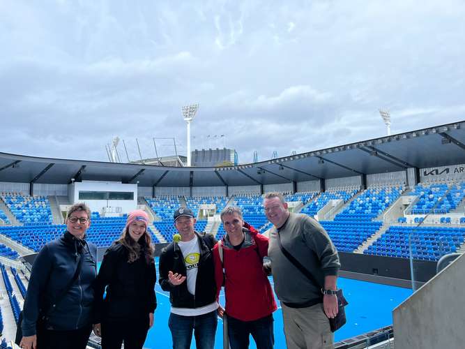 Melbourne Sports Precinct Guide Walking with Melbourne Park Tennis Experience 1