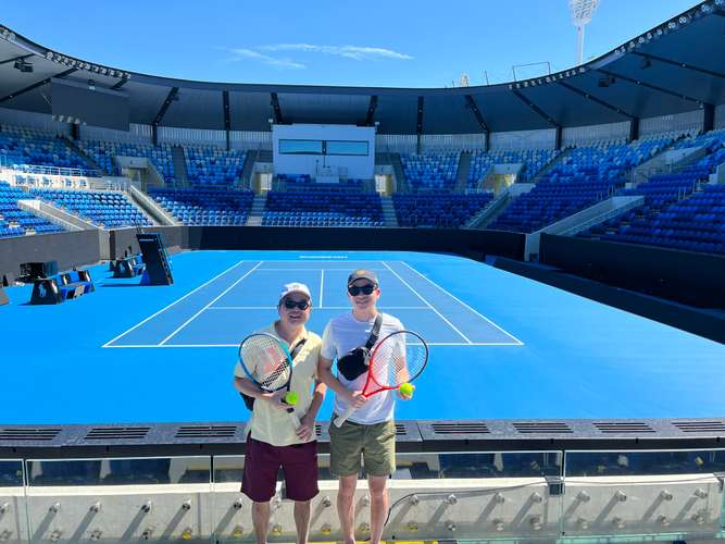 Melbourne Sports Precinct Guide Walking with Melbourne Park Tennis Experience