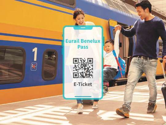 บัตรรถไฟ Eurail Benelux Pass เที่ยวกลุ่มประเทศเบเนลักซ์ (เบลเยี่ยม เนเธอร์แลนด์ ลักซ์เซมเบิร์ก)