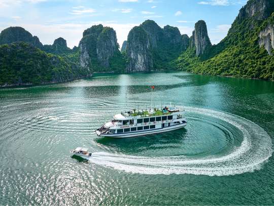 Discover Ha Long Bay Aboard the 5-Star Sonata Cruise – 1-Day Tour, THB 1,479.72