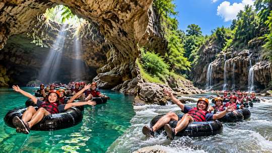 Ticket Pindul Cave and Oya River Rafting Yogyakarta, ₱ 420.81