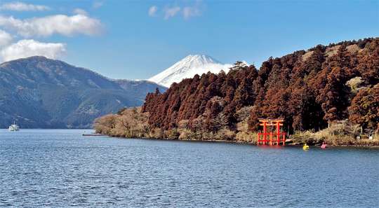 Tur Gunung Fuji & Tur Sehari Hakone dari Tokyo (Kembali dengan Bus)