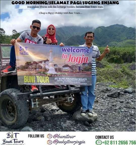 ONE DAY YOGYAKARTA TOUR PACKAGE (Borobudur, Chicken Church & Mount Merapi By Jeep) by Buni Tours Yogyakarta, 1.094.525 VND