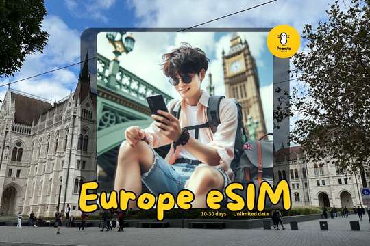 【Europe eSIM 】Internet Access Across 42 Countries ｜ Essential for European Travel