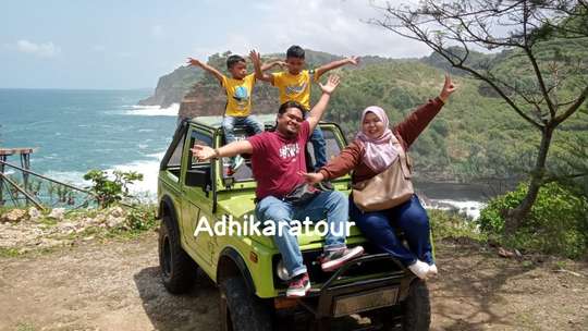 RENT JEEP TIMANG BEACH GUNUNGKIDUL YOGYAKARTA By Adhikara Tour, S$40