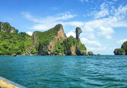 From Krabi 4 Islands Trip by Speedboat With Lunch & Snorkeling, S$65