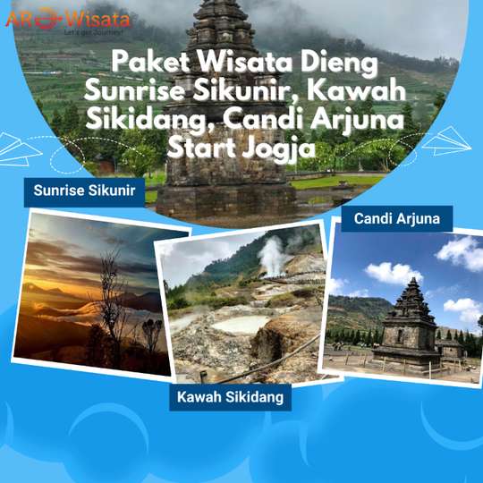 Dieng Sunrise Sikunir Tour Package, Sikidang Crater, Arjuna Temple Start Jogja By Aro Wisata, 790.757 VND