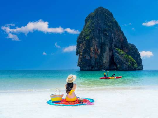 Day Trip to Railay Beach with Return Speedboat Transfers (Phi Phi Departure), RM 365