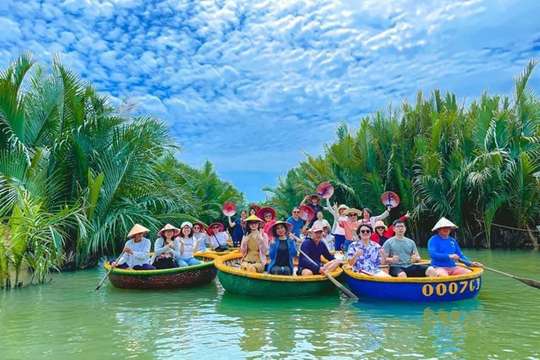 Vé đi thuyền thúng Rừng dừa