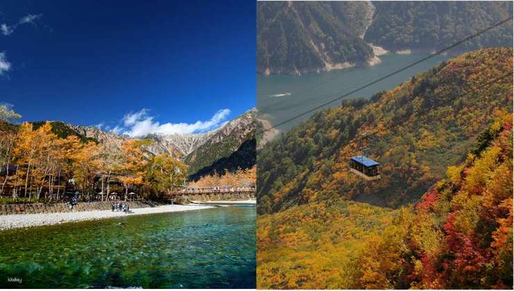黑部立山枫红三日游｜立山黑部阿尔卑斯山路线室堂红叶＆上高地＆白川乡合掌村＆飞騨高山古街＆兼六园＆近江町市场｜日本名古屋出发
