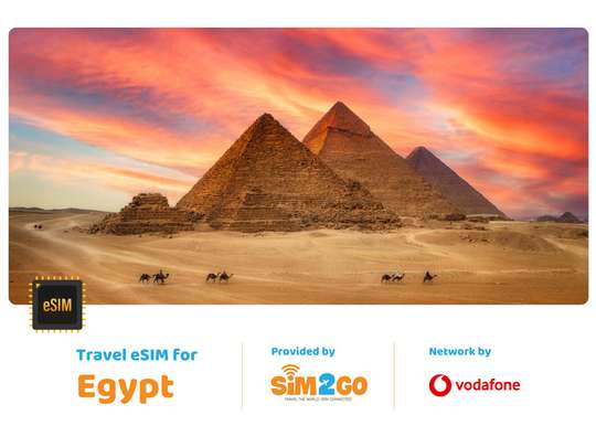 4G eSIM for Egypt by Sim2Go