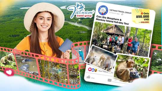 Can Gio Biosphere & Monkey Island Full-day Tour, 6,048円
