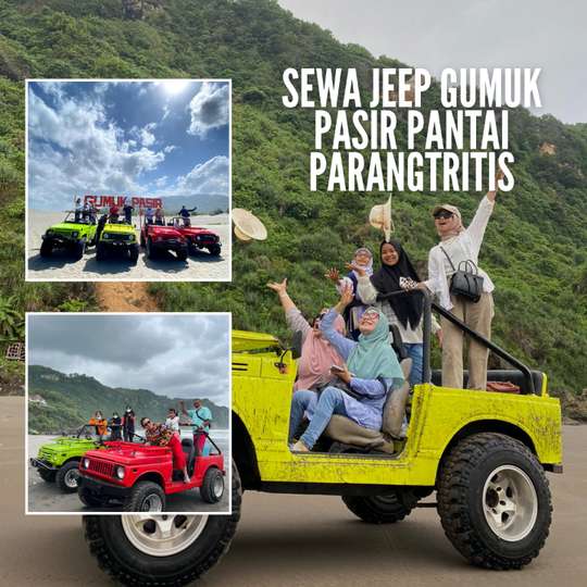 JEEP RENTAL GUMUK PASIR PARANGTRITIS BEACH