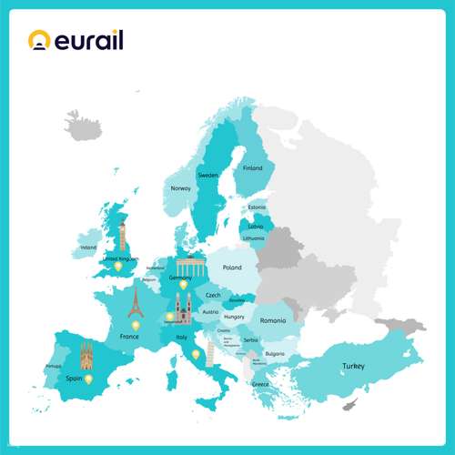 บัตรรถไฟยุโรป Eurail Global Pass 1