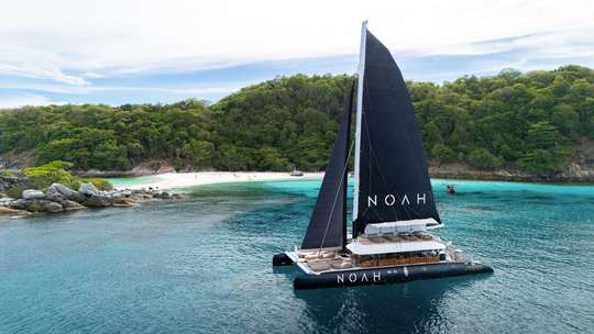 Join Tour Noah Catamaran : Banana Beach, Coral Island & Racha Yai Island include Transfer
