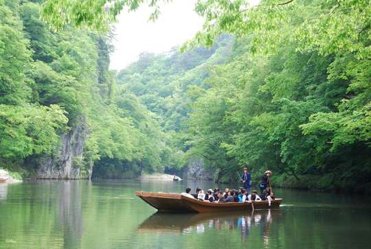 Iwate Geibi Gorge|Cruise tour Local specialties set or winter limited hot pot set