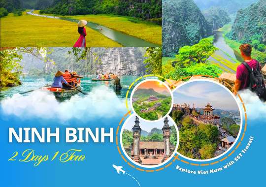 2H1M Tur Ninh Binh dengan Hoa Lu, Tam Coc, dan Trang An dari Hanoi, Rp 2.989.687