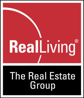 REAL LIVING THE REAL ESTATE GROUP Logo
