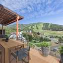 Trex deck, a partially covered deck over the saltwater hot tub, outdoor gas grill. Unbeatable views of the ski mountain and South Valley! Furniture is virtually staged