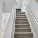 Stairs lead to the bonus loft.