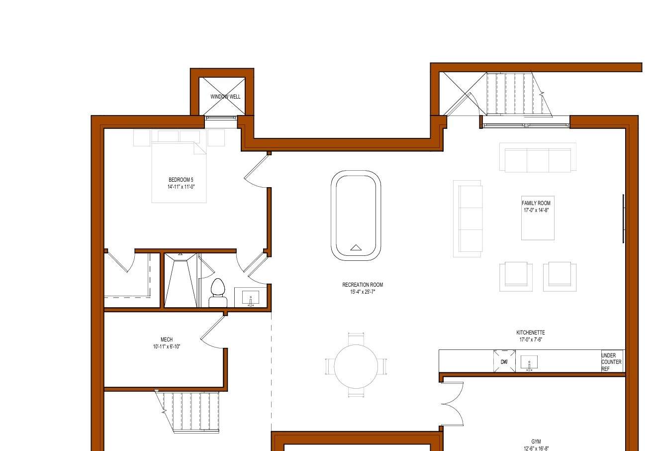 7 of 8. Basement - Floor Plan