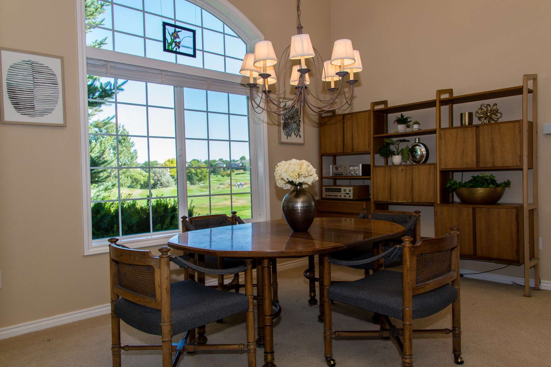 7 of 30. Views of the golf course from the dining room