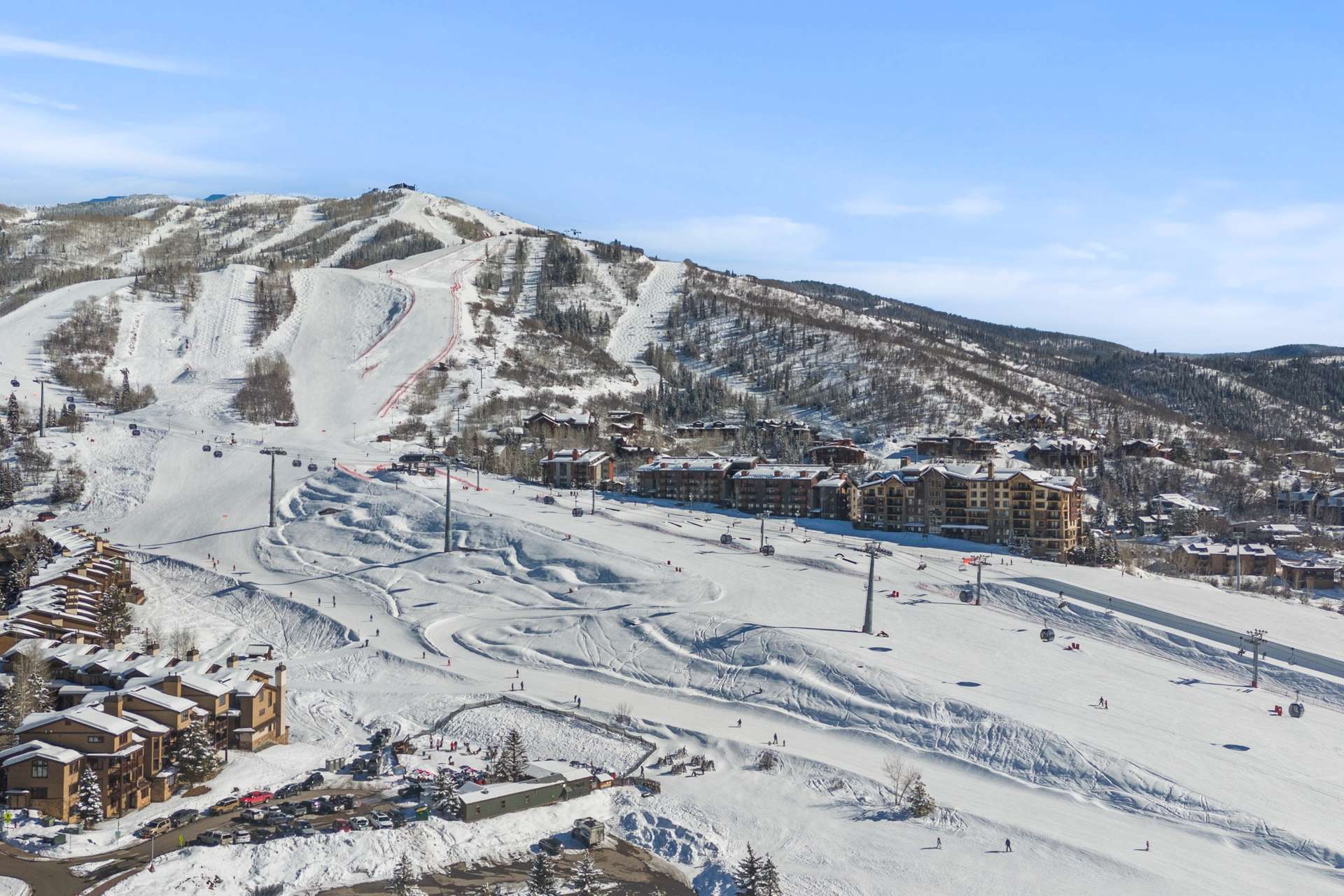 2 of 6. Short walk to world-class skiing or snowboarding