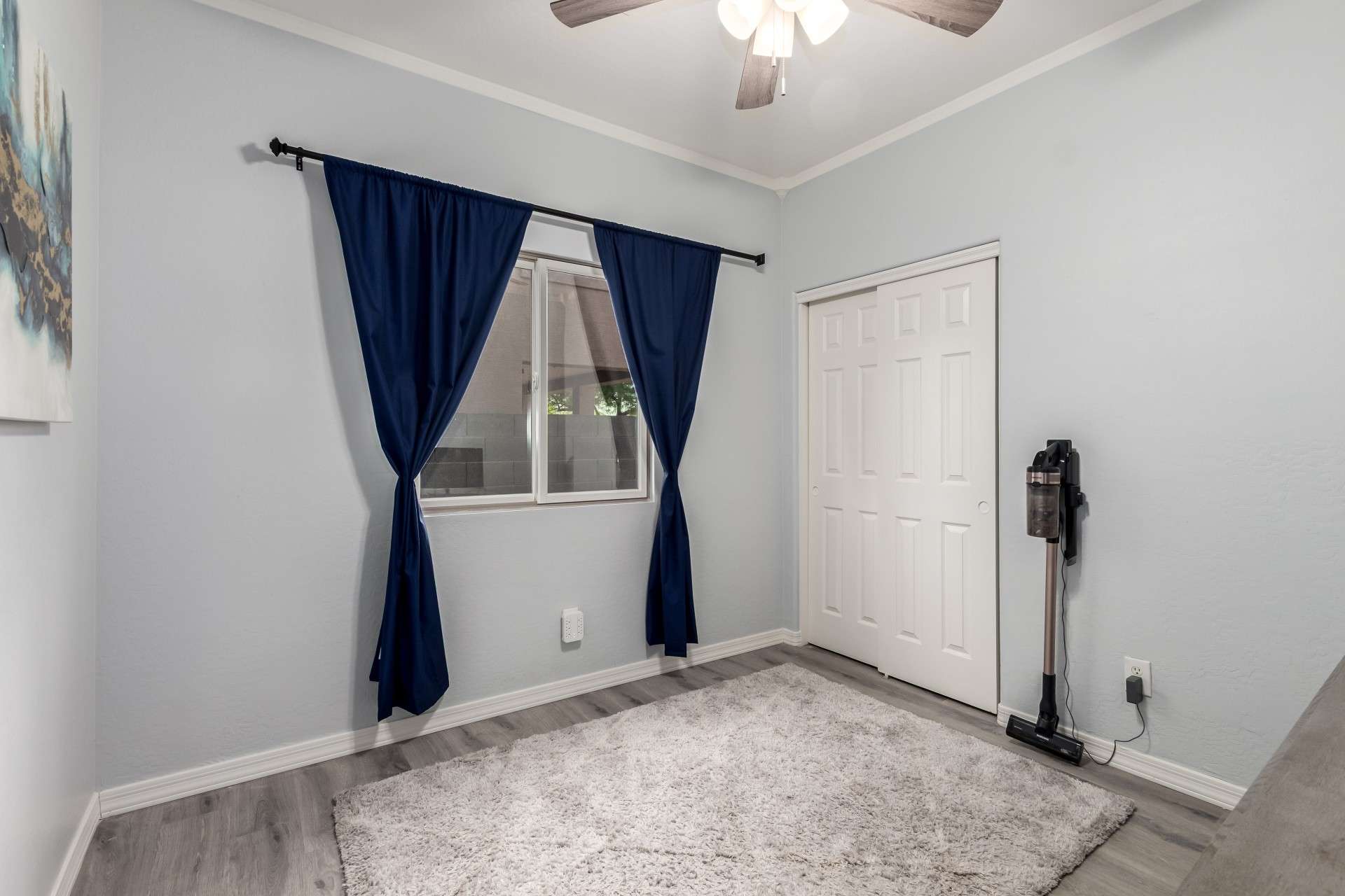 24 of 37. Set up as a creative flex room, this light-filled office includes stylish decor and durable flooring. It s perfect for working from home, reading, or even setting up a mini studio.