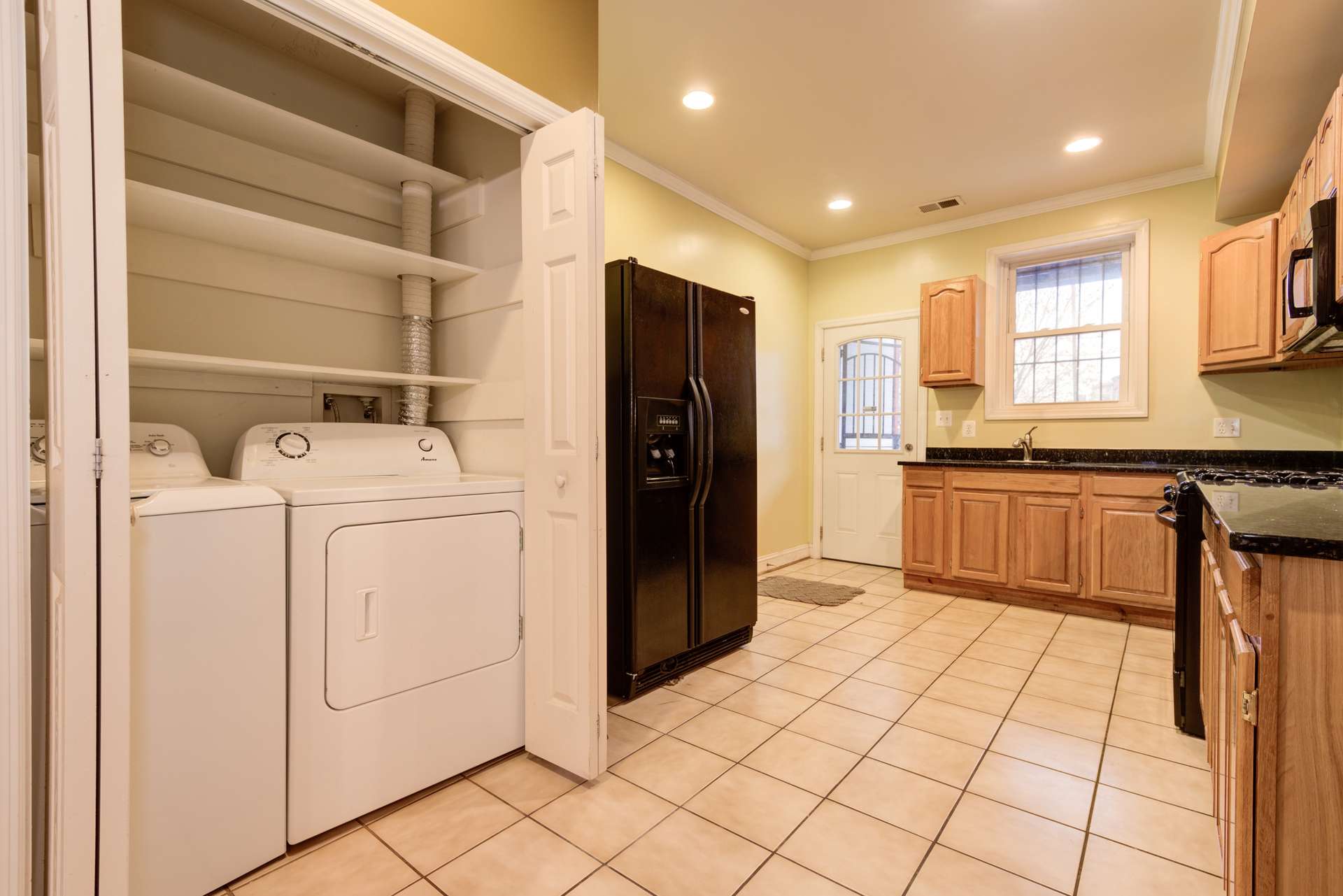 9 of 42. Kitchen Washer Dryer closet.