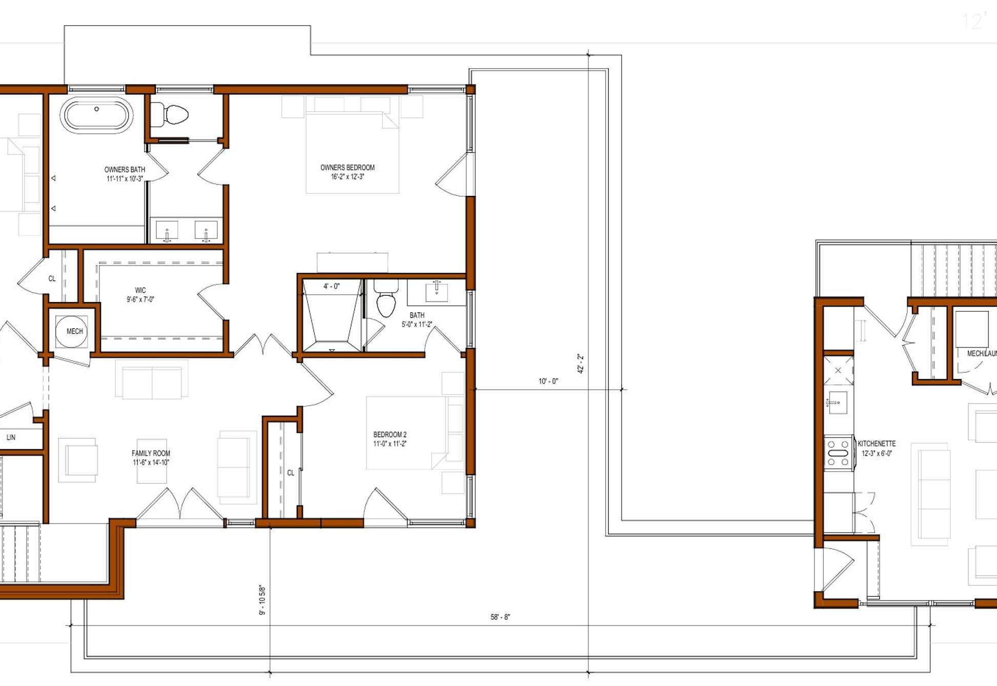 6 of 8. Second Level and Detached ADU - Floor Plan