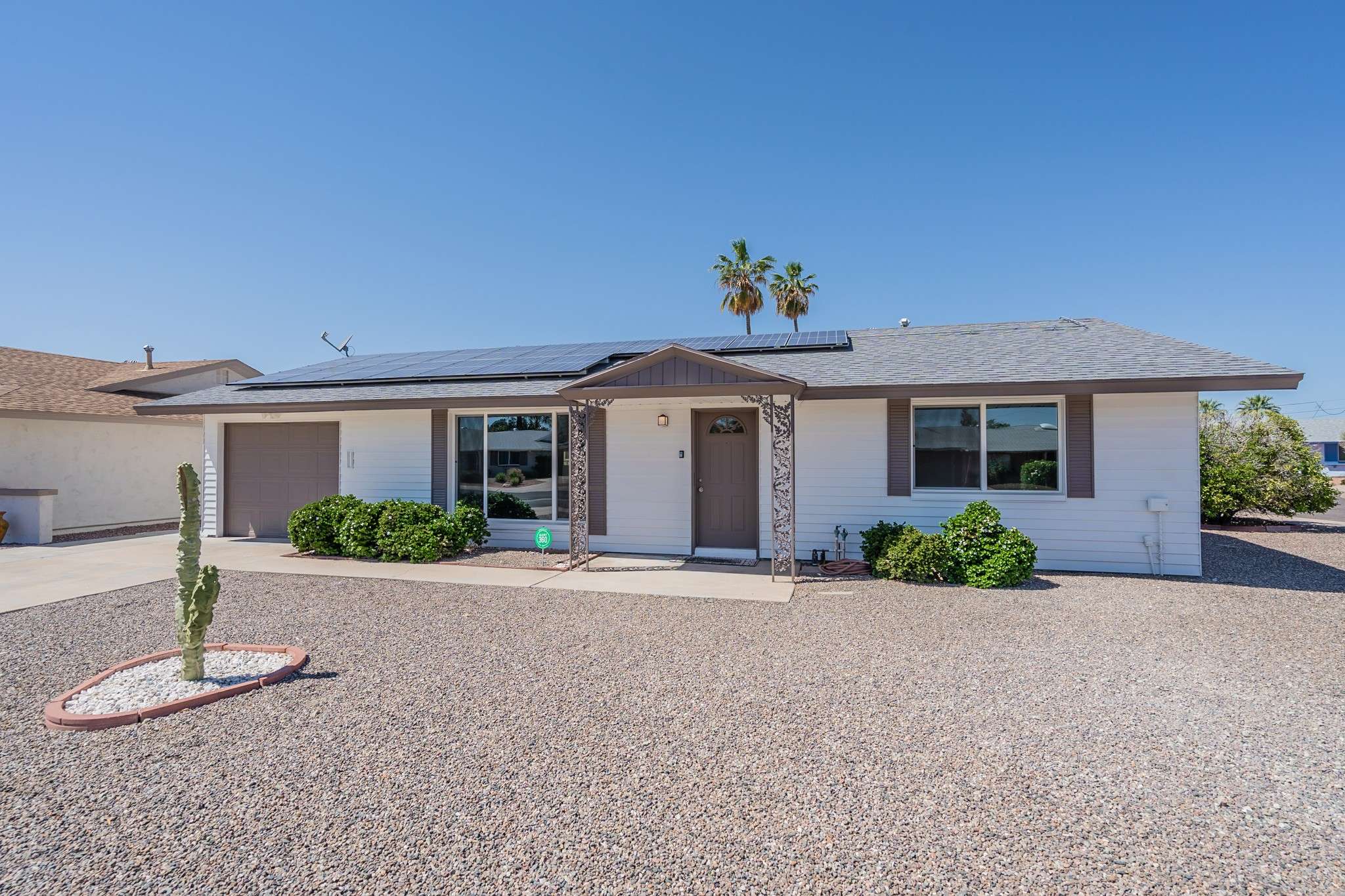 4 of 35. A fully updated home with fresh paint, low-maintenance landscaping, and a charming covered entryway. Located in a thriving 55+ community with easy access to golf, shopping, and recreation.