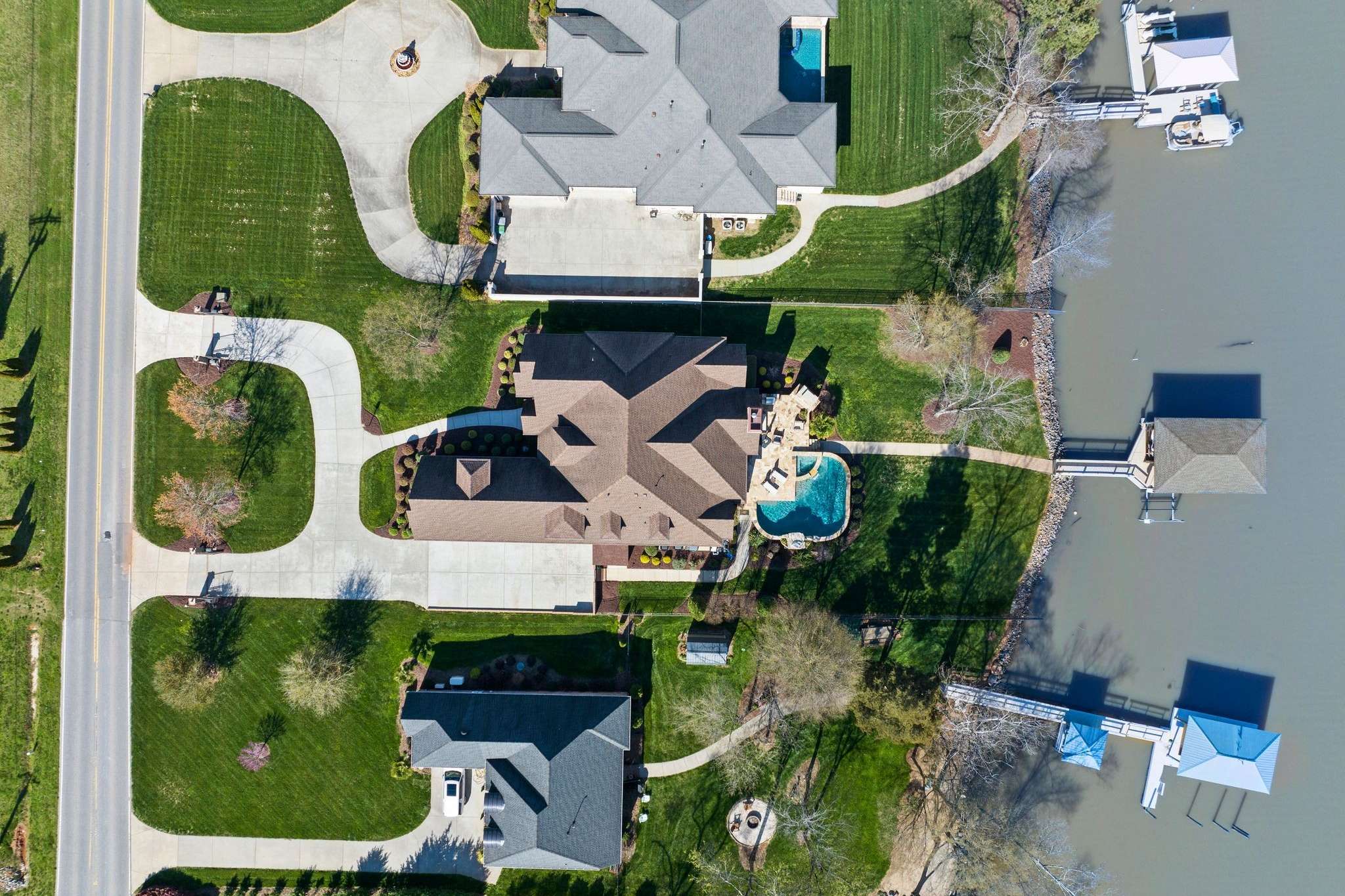 76 of 79. Exterior Daytime Drone Photo - Overhead view of 846 Armstrong Rd